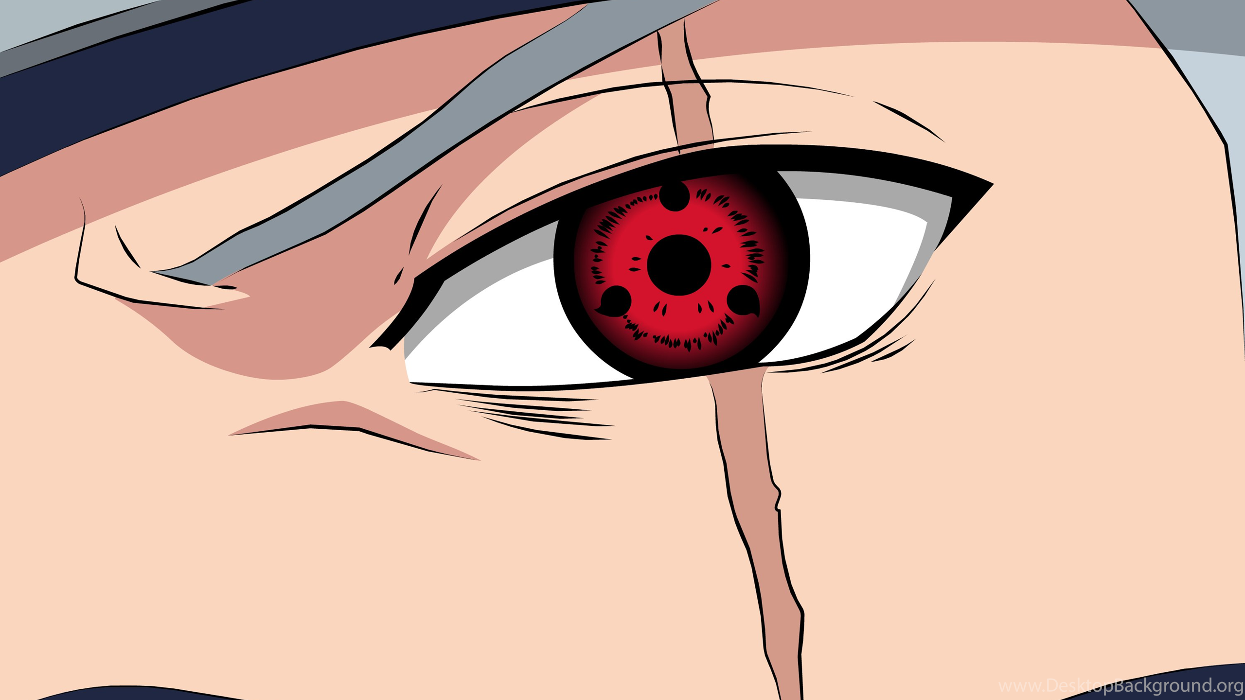Naruto Shippuden Sharingan Kakashi Hatake Desktop Background