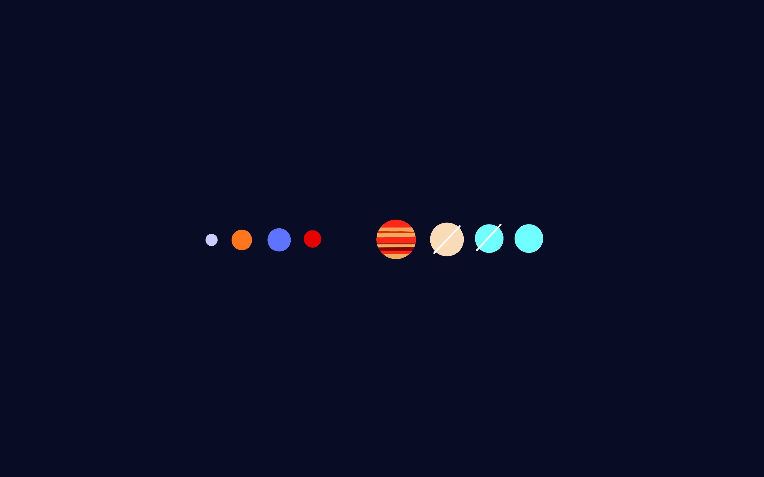 HD Minimalist Simple Minimal Planets Wallpapers Full HD ...