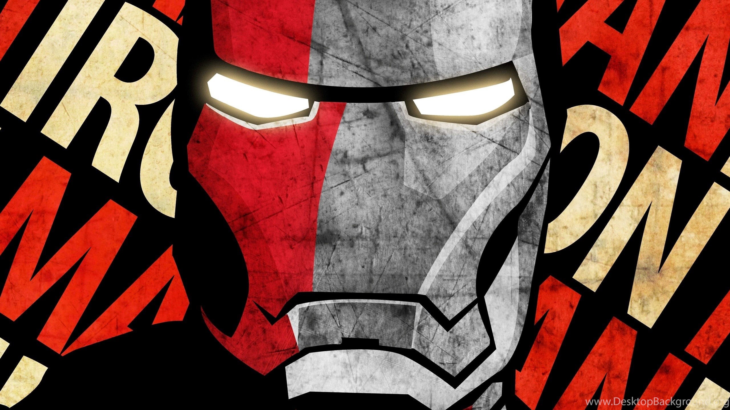 Iron Man Comic Face Wallpaper Desktop Background