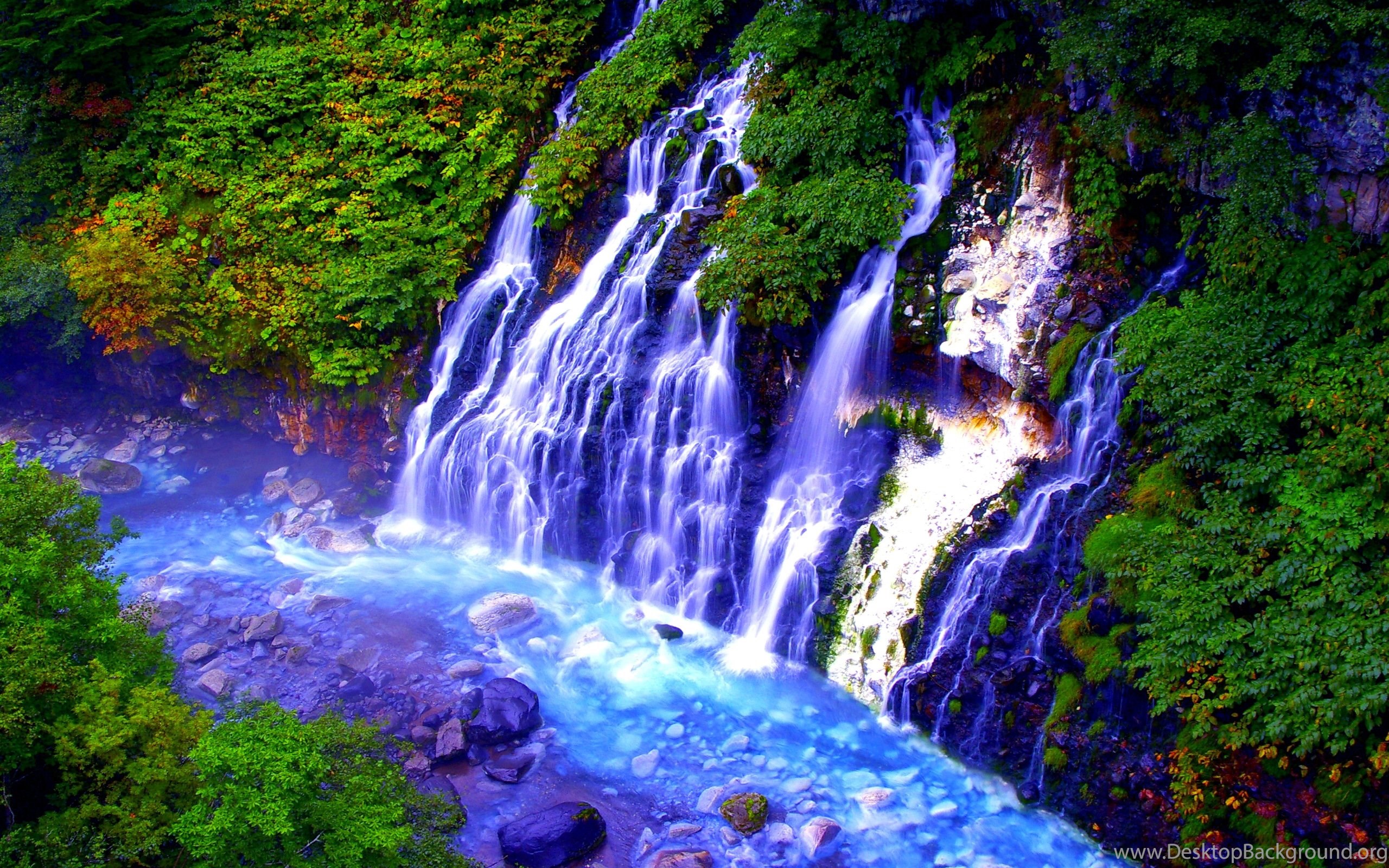 Обои красивые водопады. Водопад Бигар Румыния. Голубые водопады Небуг. Водопад Фуиписиа. Водопад Мосбрей.