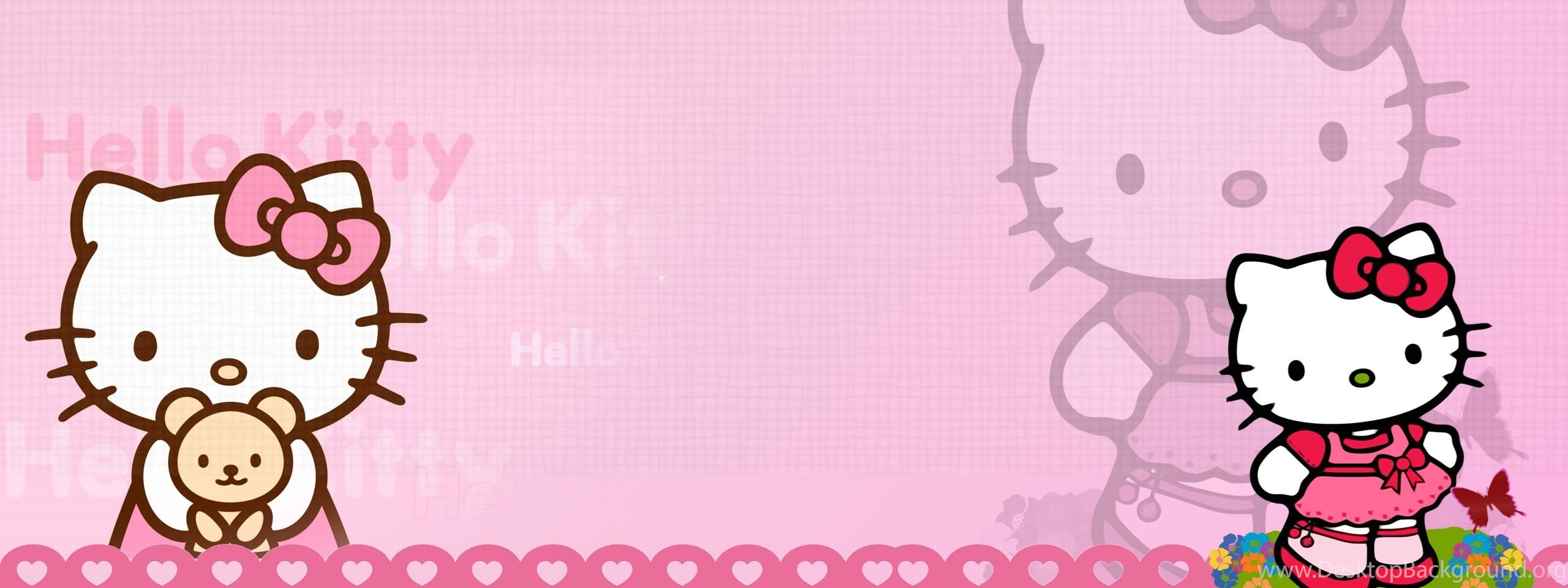 Download Hello Kitty Dual Monitor Wallp Brh Deviantart Wallpapers ...