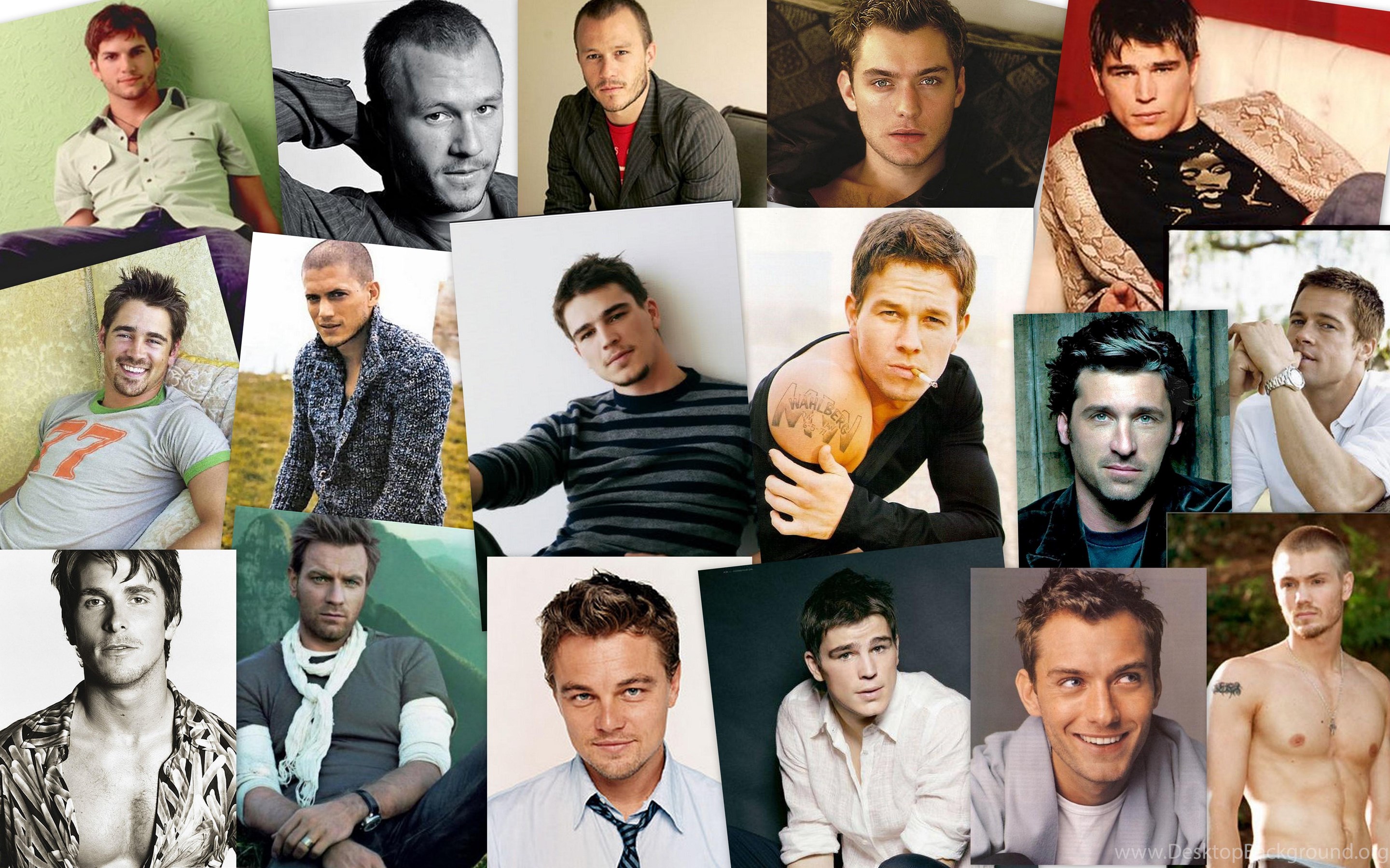 7 из 10 мужчин. Коллаж из красивых актеров. Коллаж для мужчины.