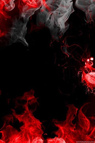 Download Wallpapers 3840x2160 Abstraction, Red, Smoke