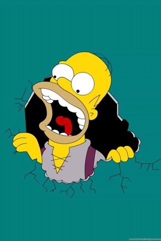 Free Homer Simpson Backgrounds For PowerPoint Cartoons PPT