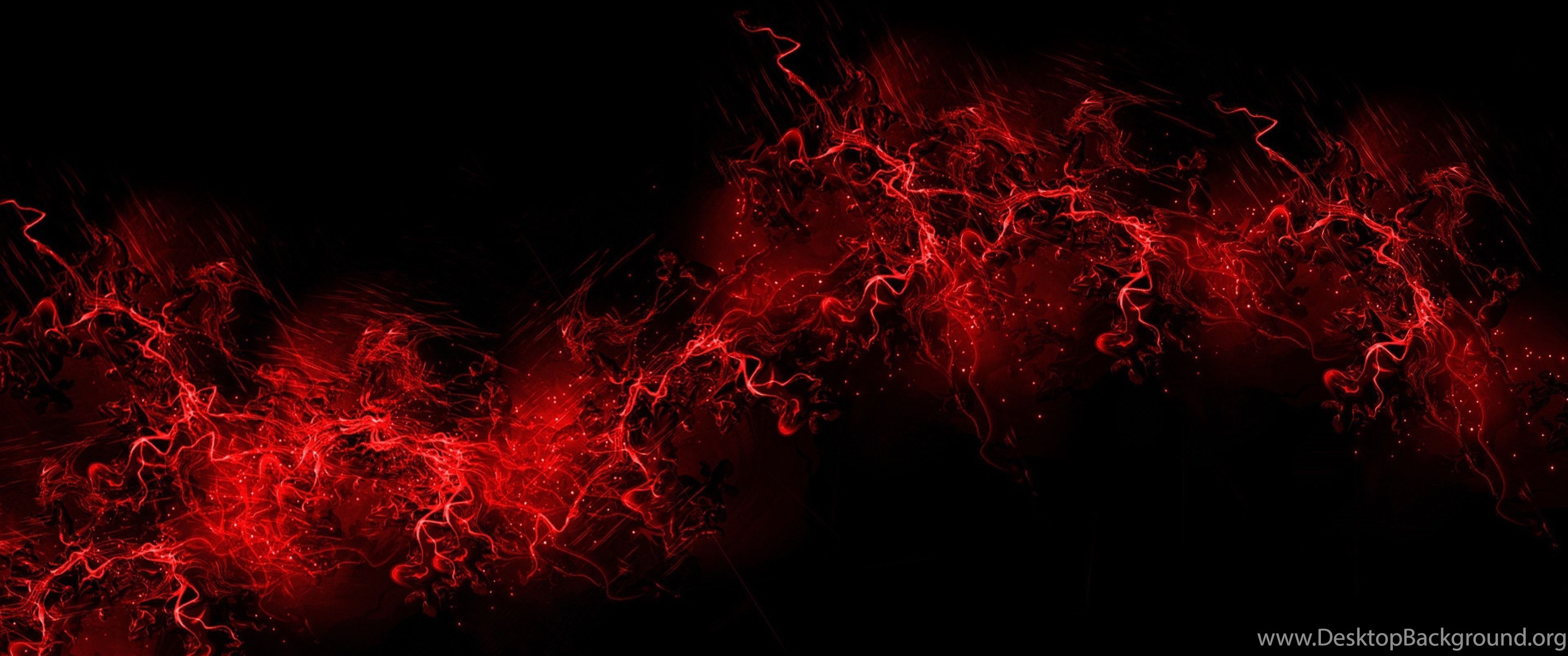 Download Wallpapers 3840x2160 Black Background, Red, Color 