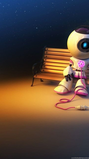 Cute Robot Wallpaper Backgrounds Hd 9094 Hd Wallpapers Site Desktop Background