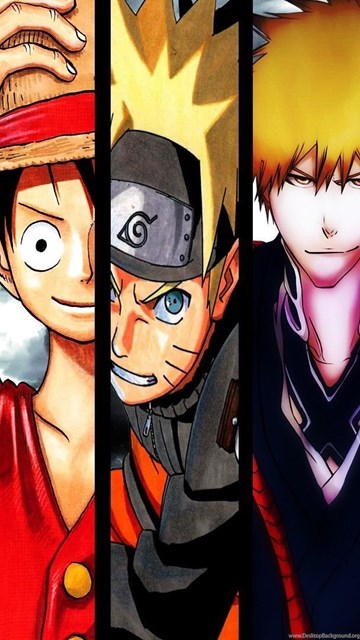 Naruto Bleach One Piece Fairy Tail Wallpapers Desktop Background