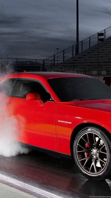 2015 Dodge Challenger Srt Burnout Wallpapers Desktop Background