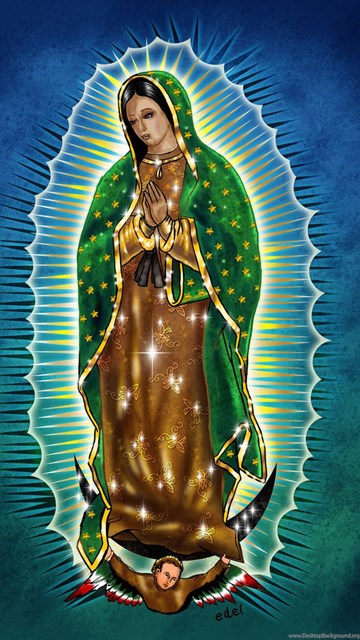 RePin Image: La Virgen De Guadalupe By On Pinterest Desktop Background