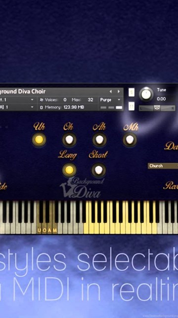 Forkert Den aktuelle Primitiv Backgrounds Diva Solo Vocal & Choir Library For Kontakt (vsti ... Desktop  Background