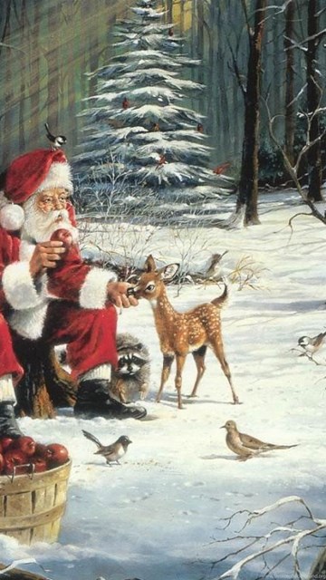 Vintage Christmas Wallpapers Desktop Background