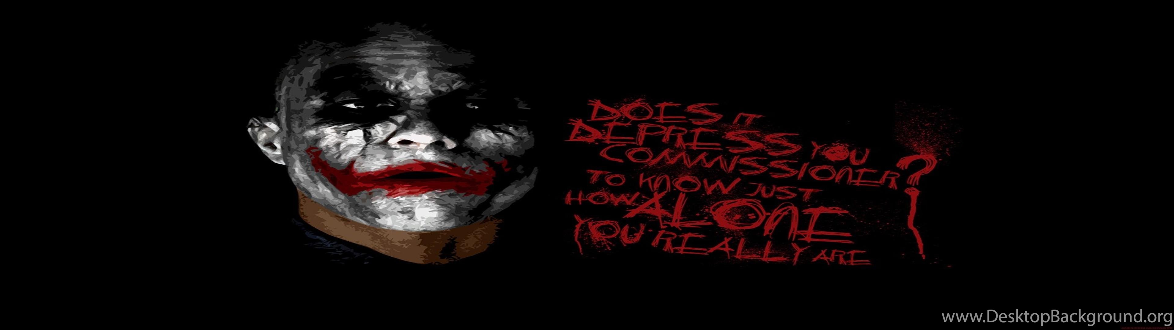 Download Joker Hd Wallpapers In 3840x1080 Widescreen Mobile Desktop Background