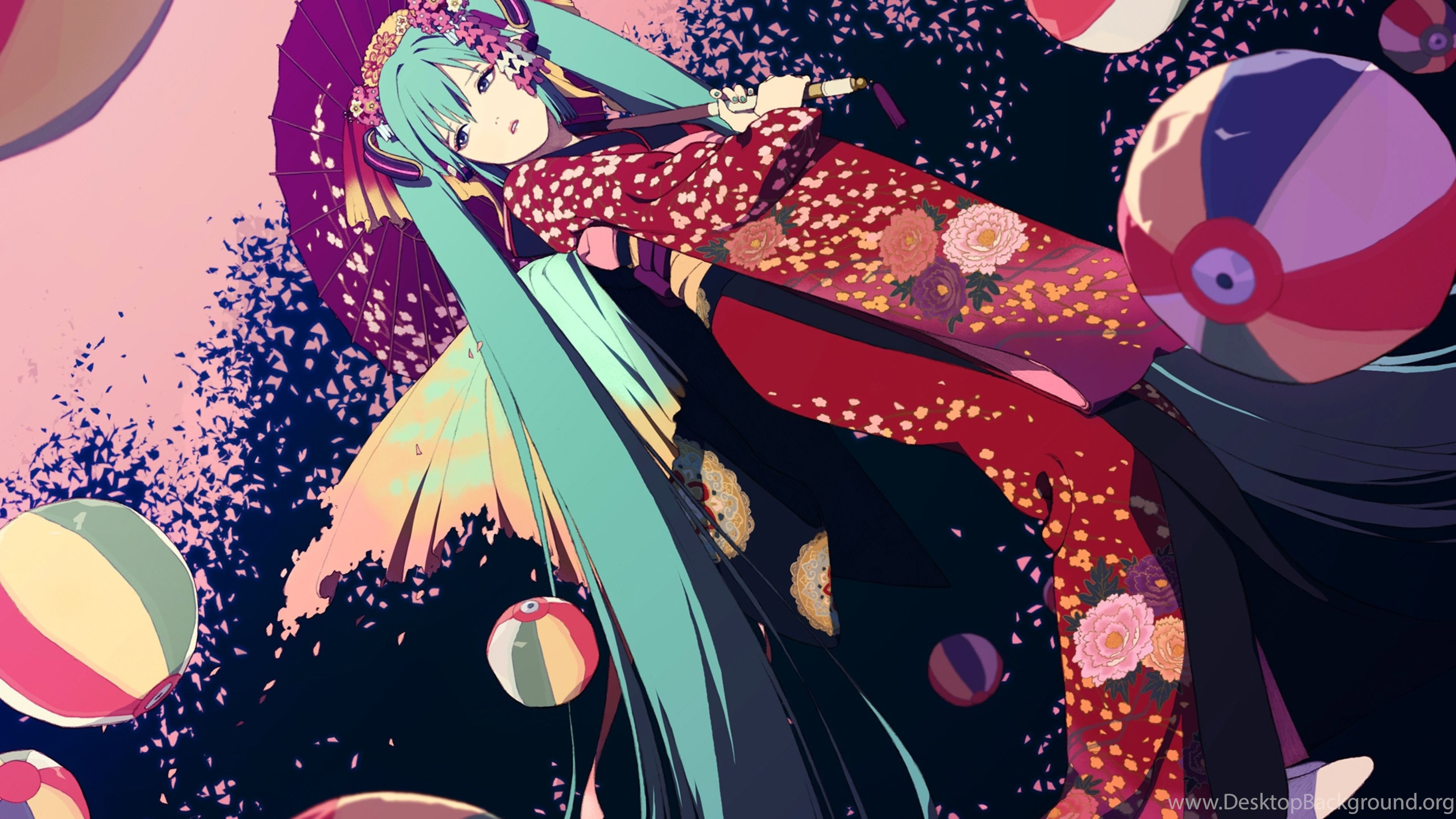 Download Wallpapers 3840x2400 Honyalala Vocaloid Hatsune Miku
