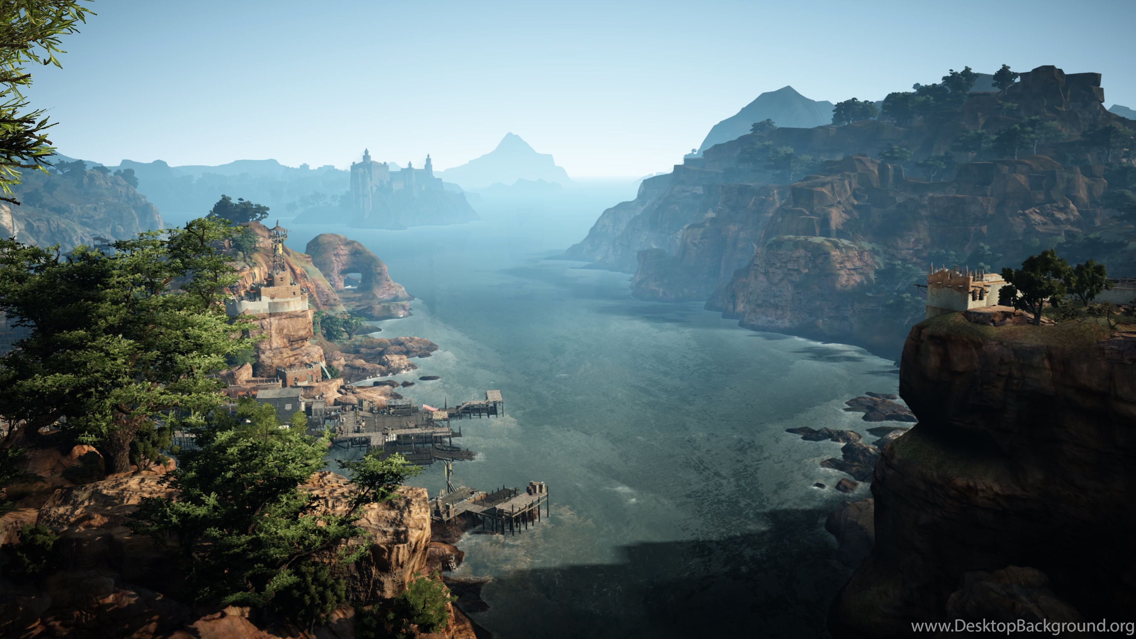 2.4 k. Black Desert. Black Desert 4k. Black Desert Горная деревня. Black Desert online пейзажи 4к.