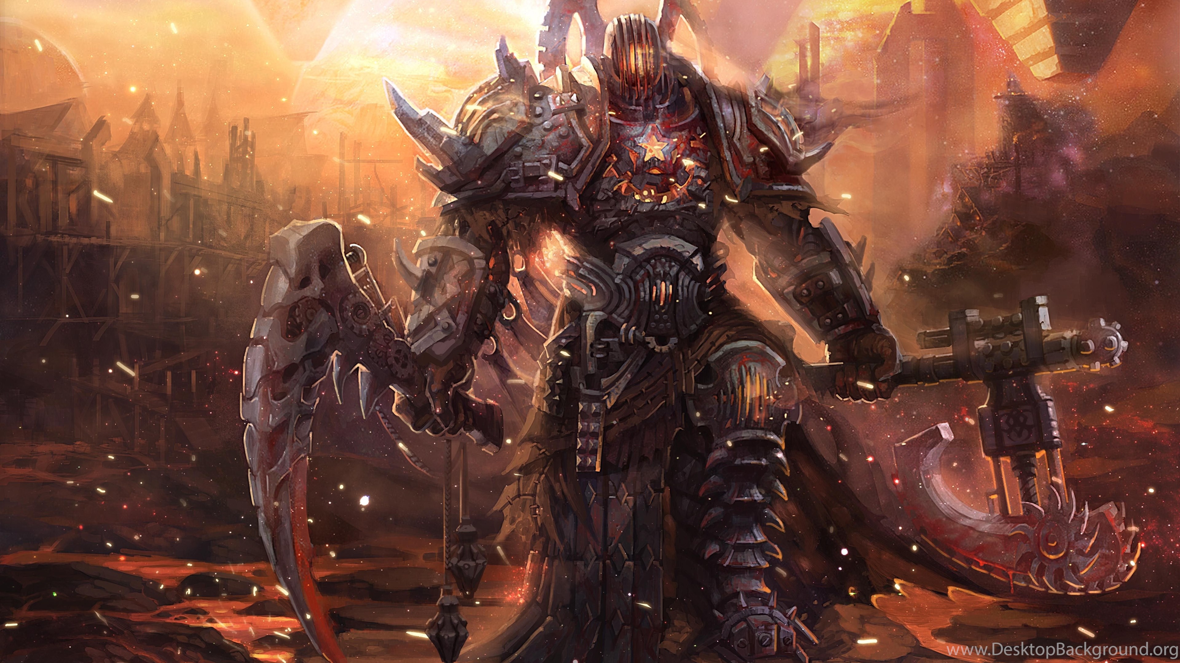 Video Games Futuristic Warhammer Fantasy Art Armor Artwork Desktop Background