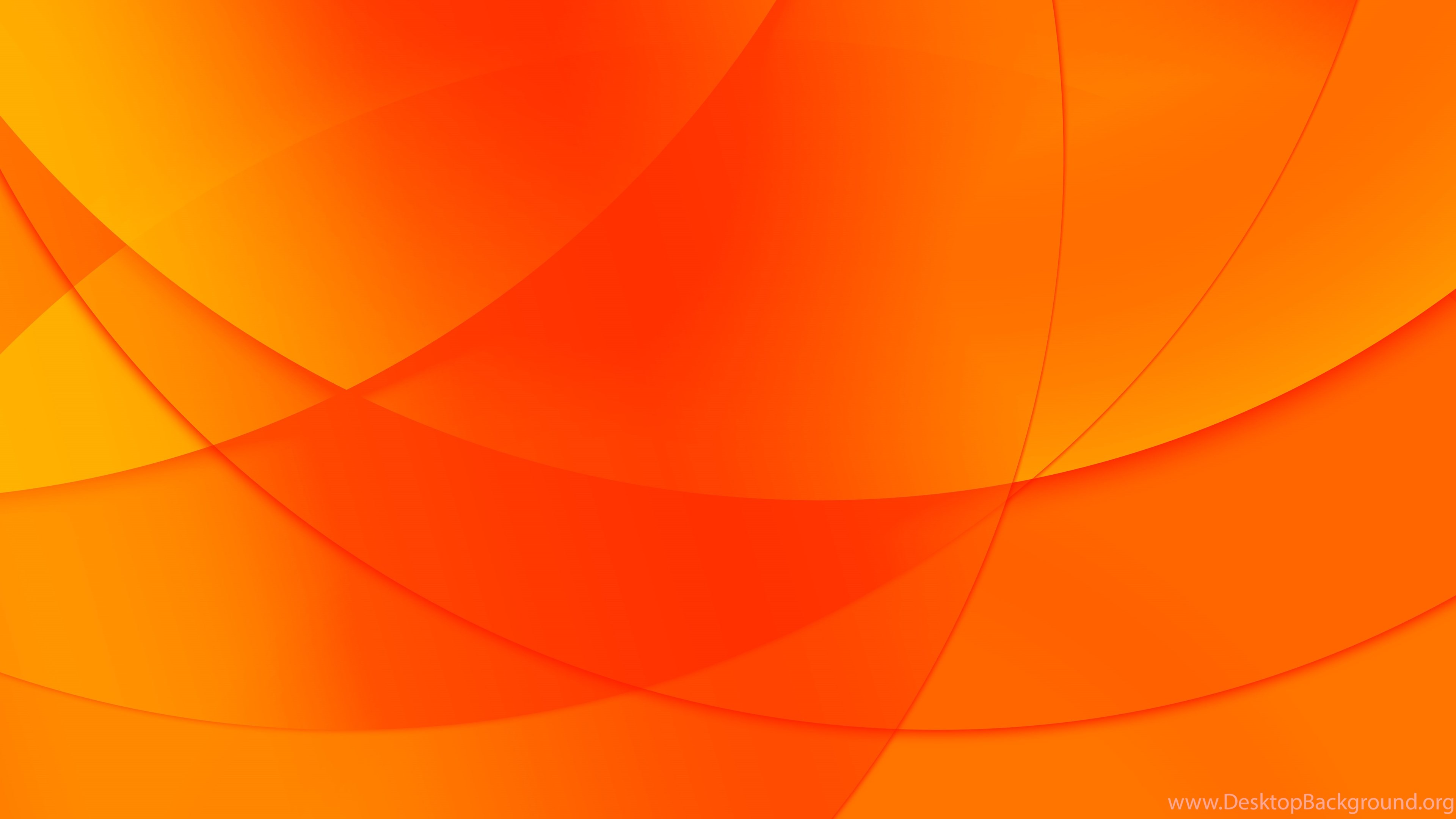 Orange Abstract Backgrounds Vector Desktop Background