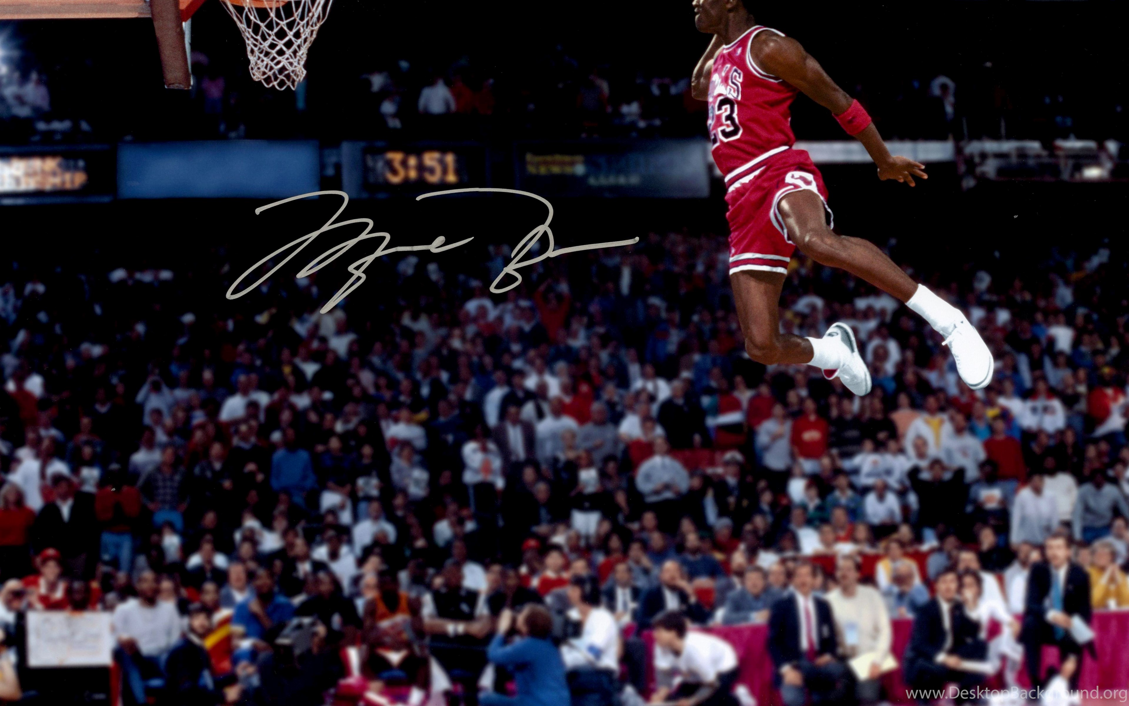 Michael Jordan Great Dunk Wallpapers Desktop Background