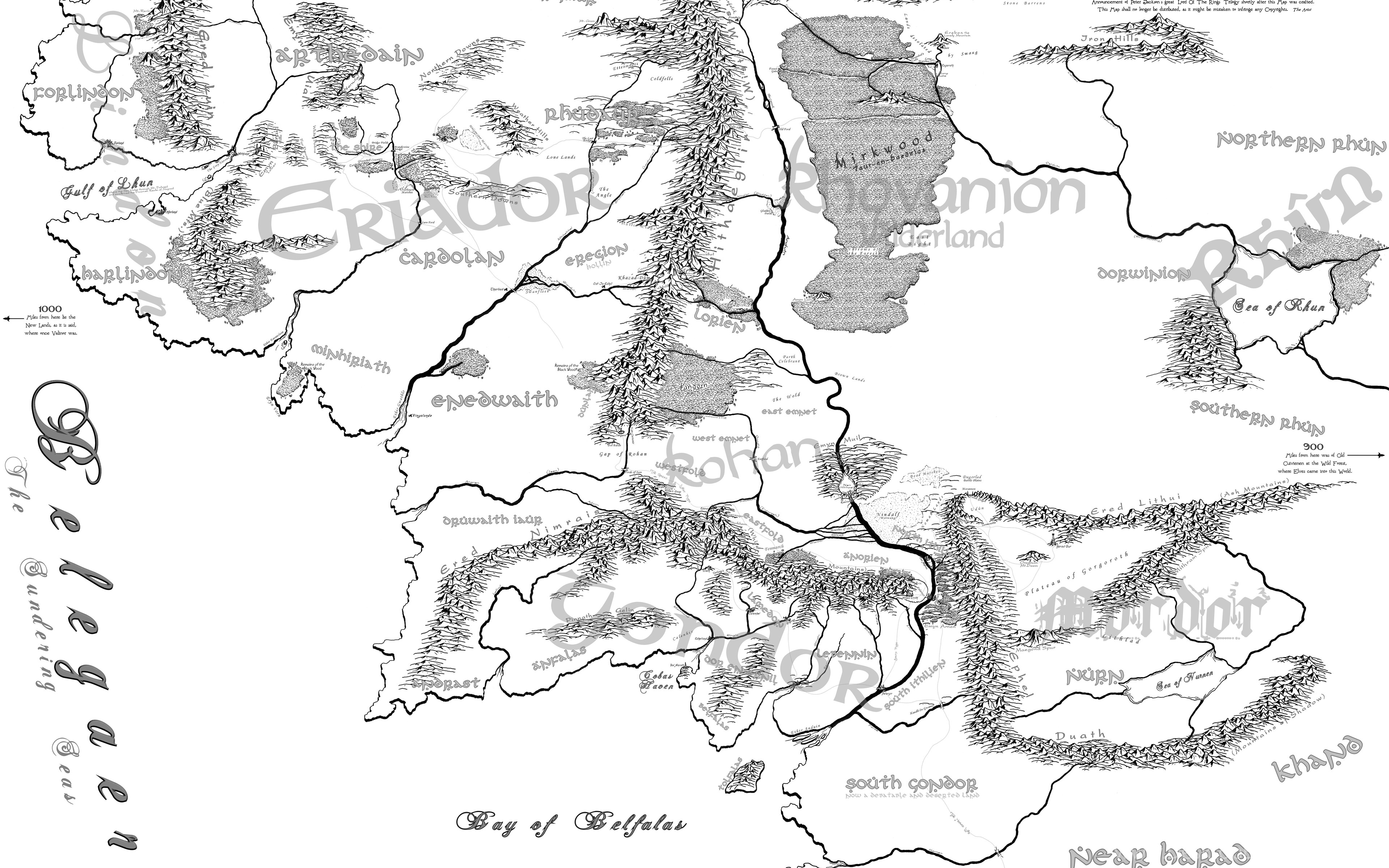 map of Great Britain in Lord of the Rings style | Stable Diffusion