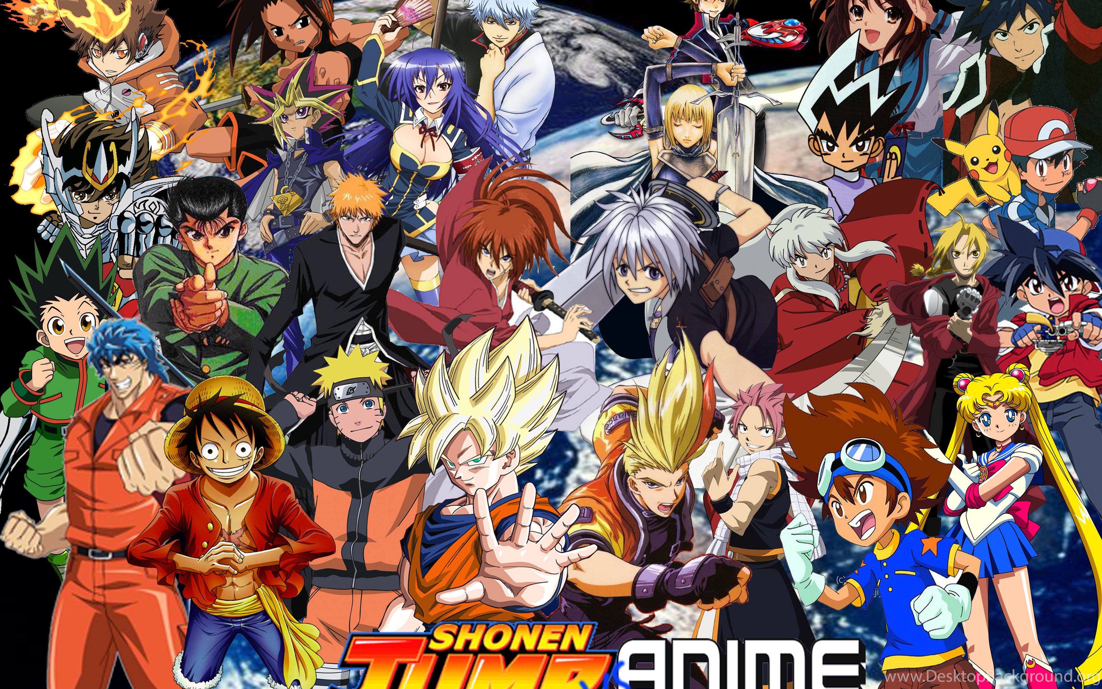 Anime And Shonen Jump Protagonists By Supersaiyancrash On