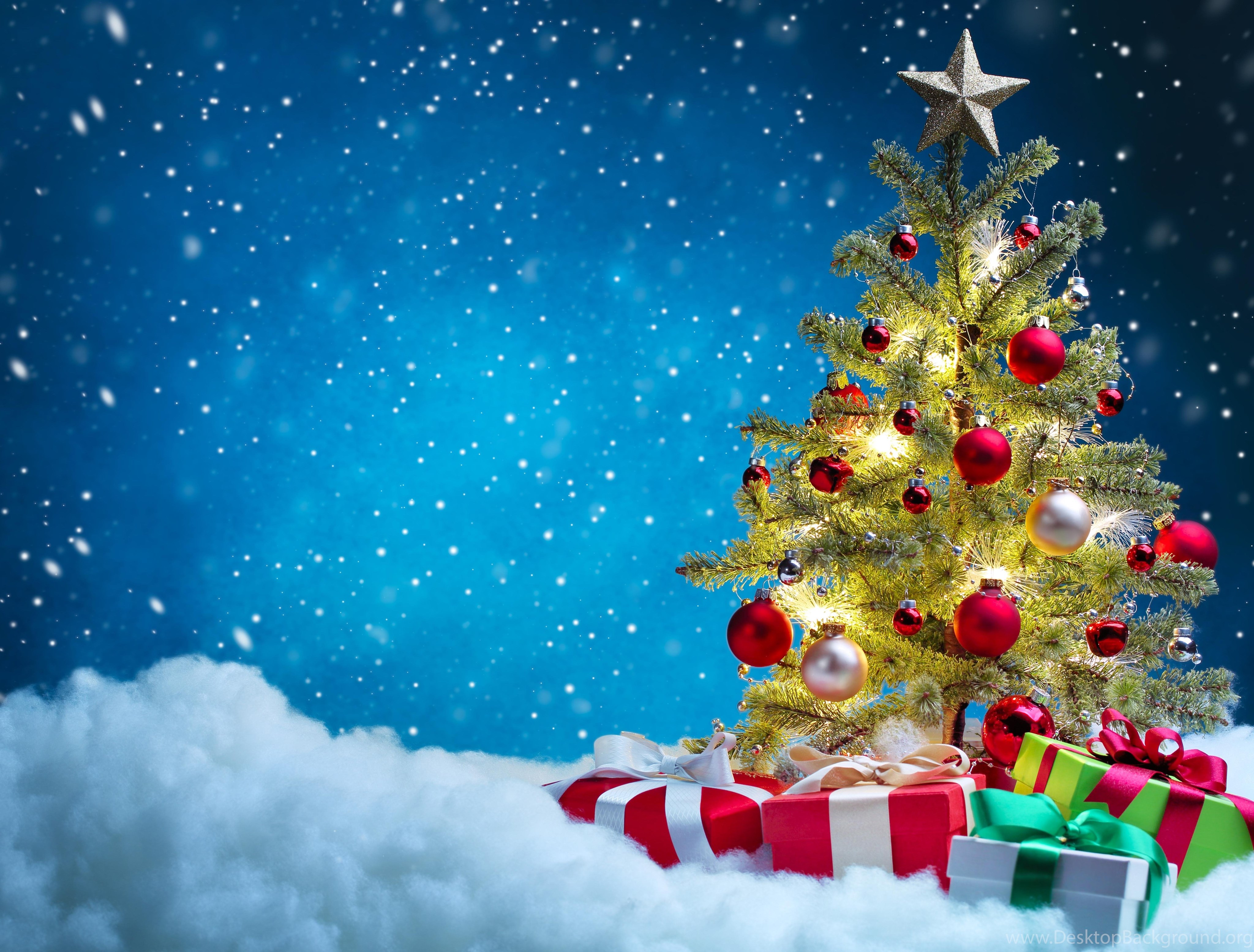 Holidays Christmas Gifts Christmas Tree Snow >> HD