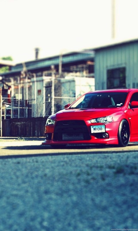 Mitsubishi Lancer Evolution 10 вертикальные