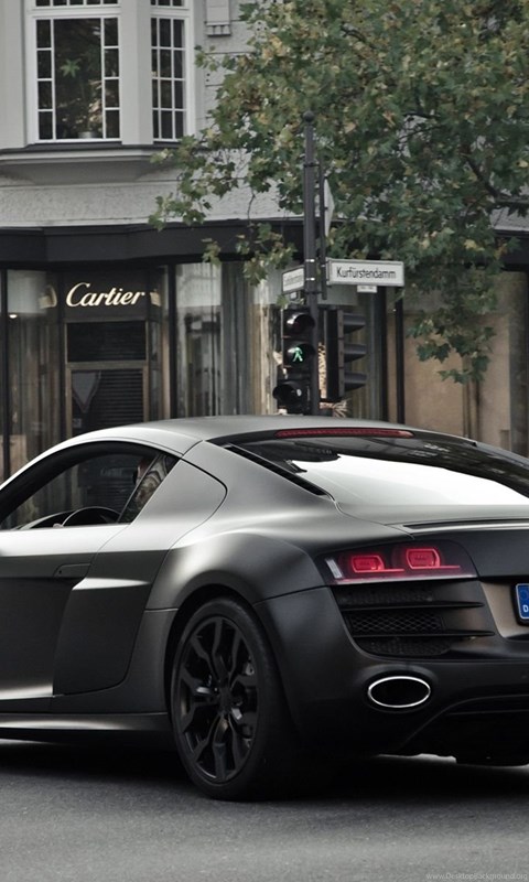 Audi r8 Black Matte салон