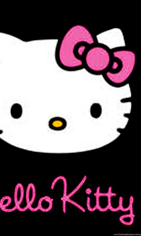 Hello Kitty Pink And Black Love Wallpapers For Android Desktop Background