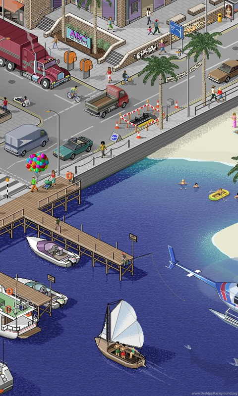 Pixel Art Gallery Desktop Background