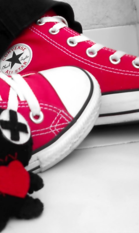 emo converse shoes