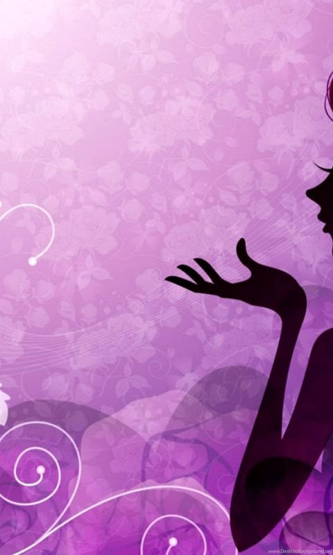 Girly Purple Wallpapers Phone Desktop Background