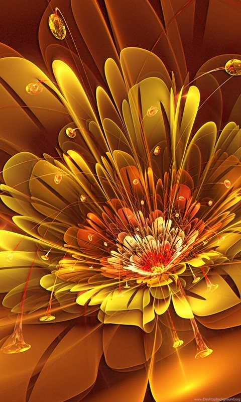 3D Hd Flower Wallpapers For Mobile - Download Blue Flowers 3d Hd