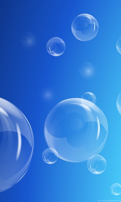 Top Big Screensaver: Floating Bubbles Screensaver Desktop Background