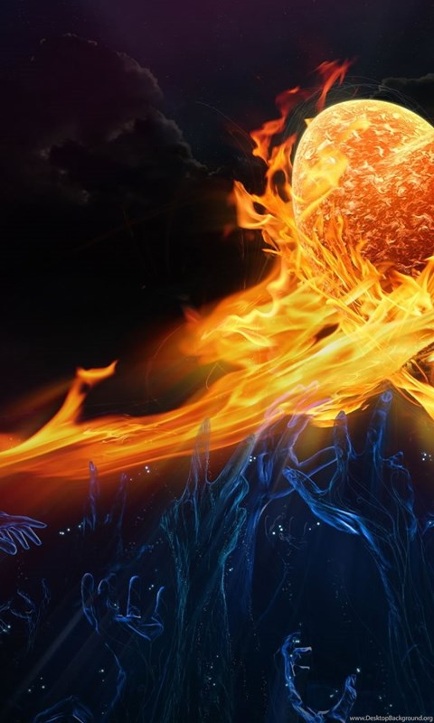WallpaperUniversity.com :: Flaming Heart Abstract 1080p ..., wallpapers 1080p for mobile
