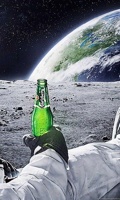 astronaut beer moon carlsberg drinking wallpapers space desktop code course