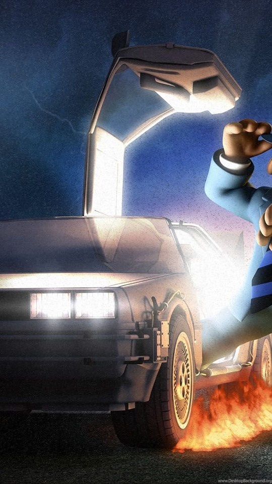 13+ Back To The Future Delorean Phone Wallpaper Images