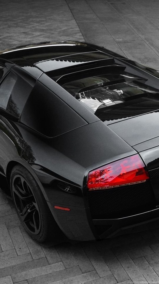 Lamborghini Murcielago lp640 черный на улице