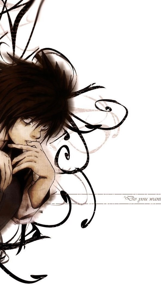 Death Note L Wallpaper By Orijuice On Deviantart Desktop Background
