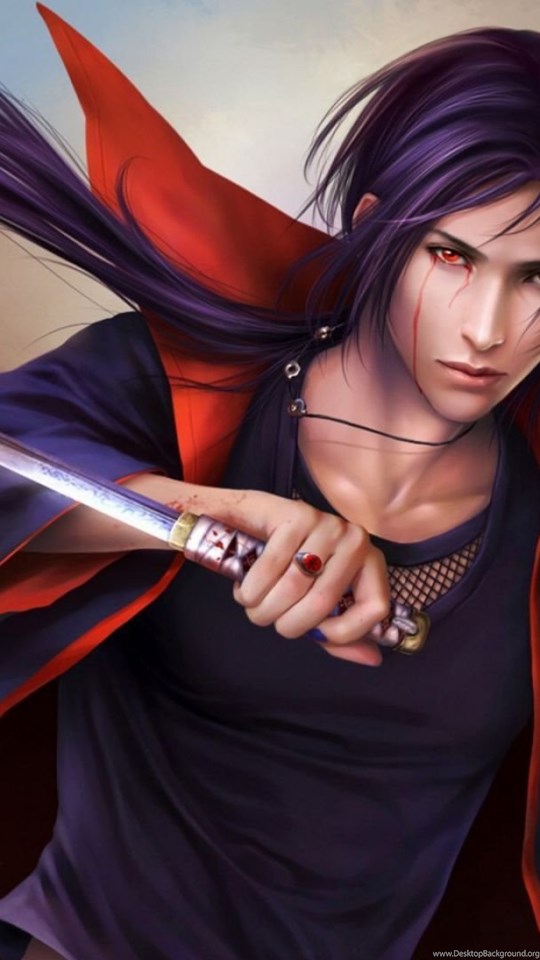 Download Wallpapers 1920x1080 Art, Naruto, Itachi, Uchiha Full HD