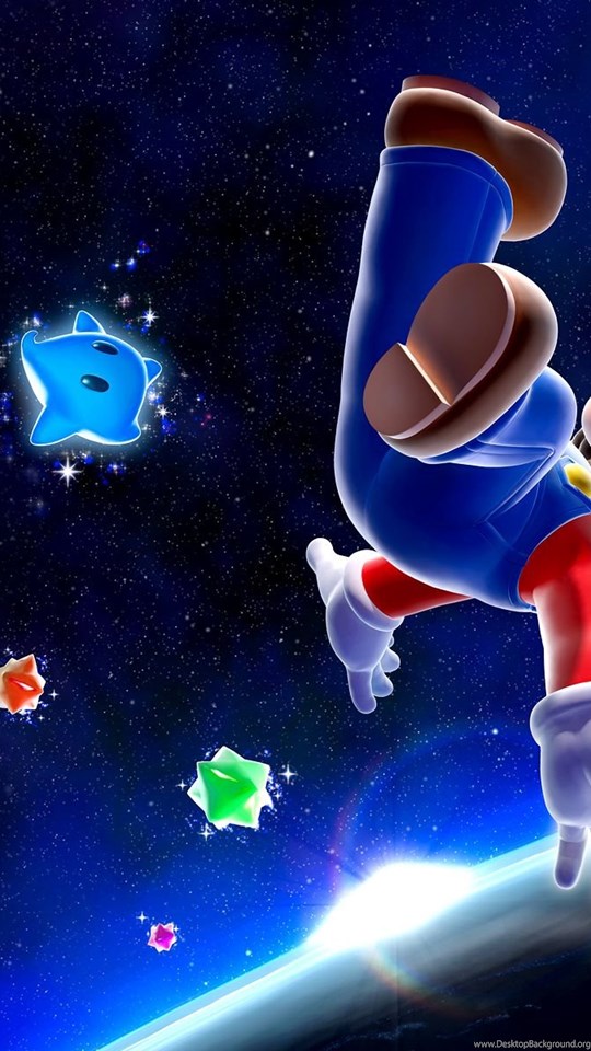 Falling Super Mario Galaxy Wallpaperjpg Desktop Background