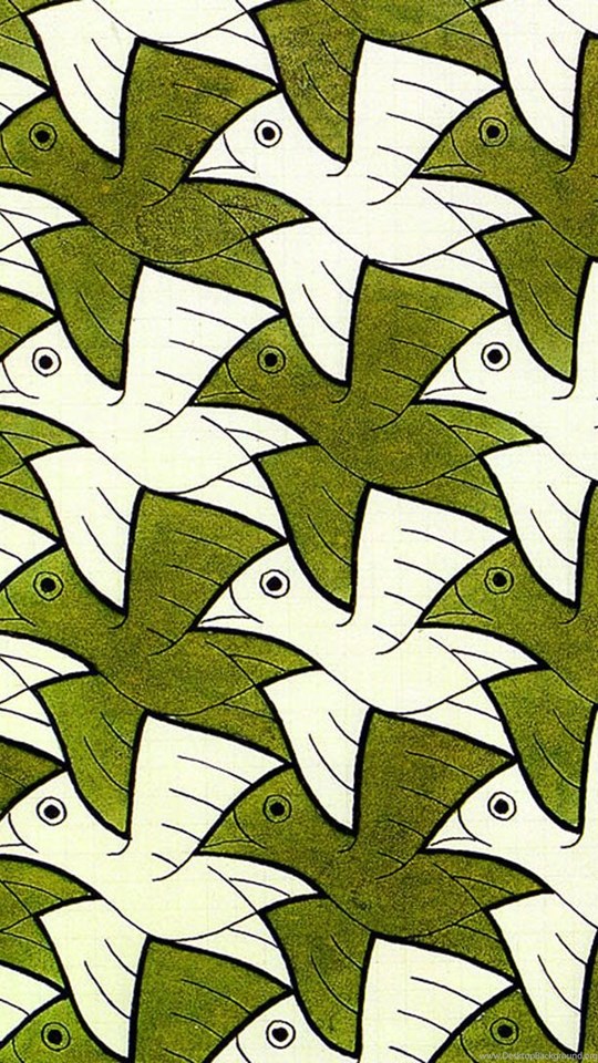 Рисунок в стиле эшера
