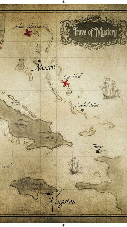 Карта сокровищ нассау assassins creed 4 black flag