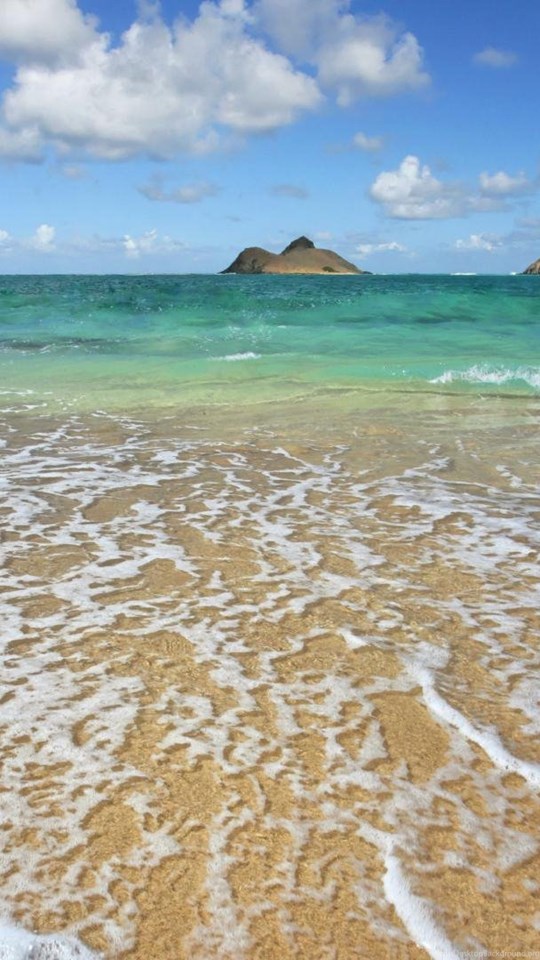 Desktop Backgrounds Wallpaper Hawaii Lanikai Beach Shoreline Desktop Background