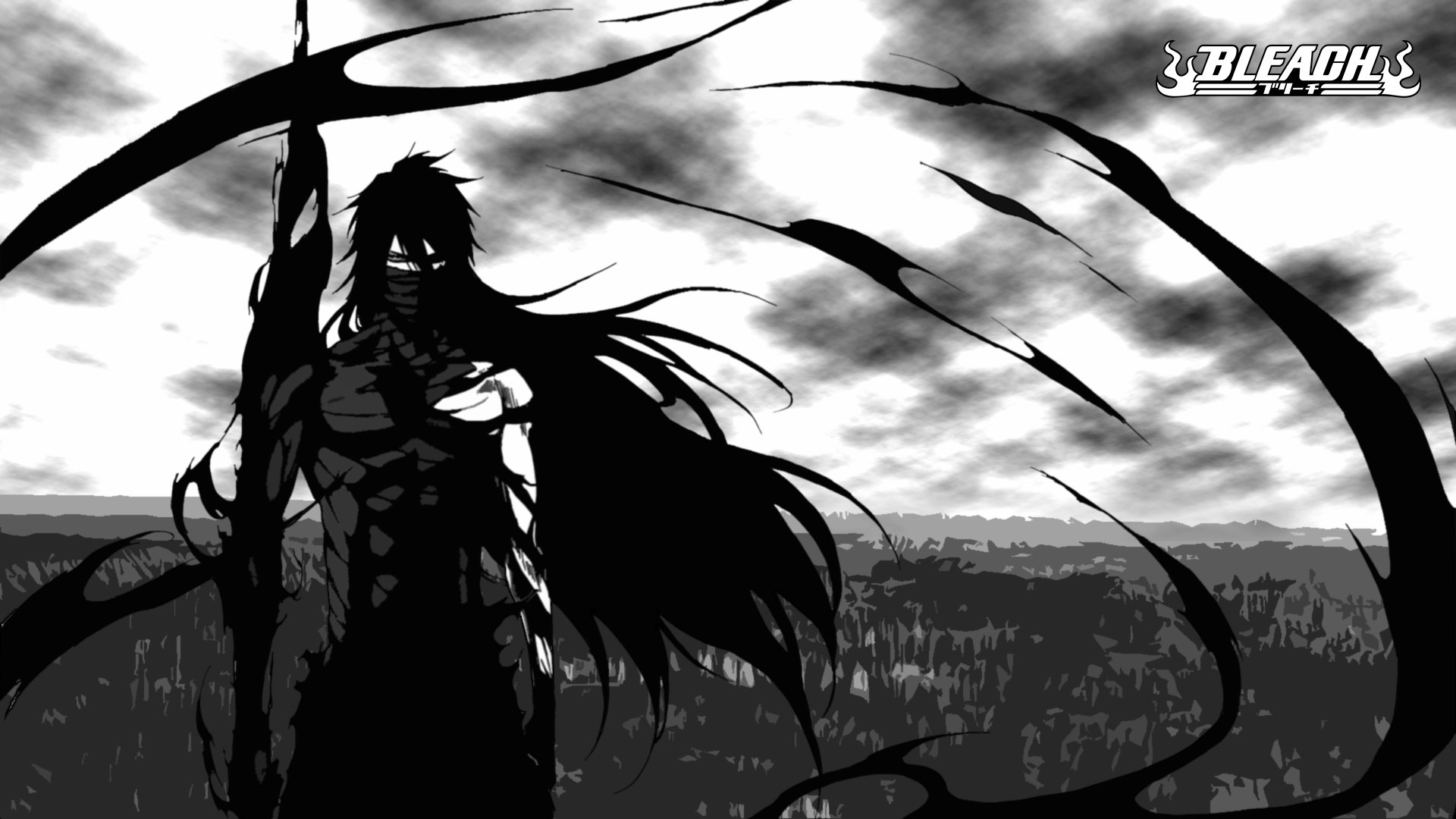 Anime Black And White Wallpaper 19x1080