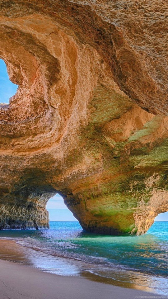 Cave Beach In Algarve, Portugal Wallpapers And Images Wallpapers