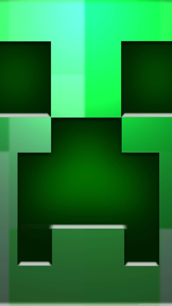 Minecraft Creeper Face Wallpaper. Desktop Background