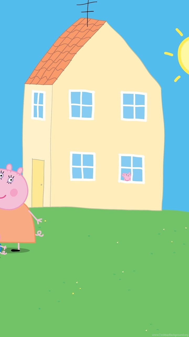 Peppa Pig Yellow Peppa Pig Home Play Doh Dady Pig Home ...
