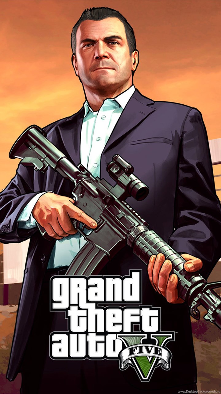 Iphone 6 Plus Gta 5 Logo Hd Wallpapers Wallpapersmobilenet Desktop