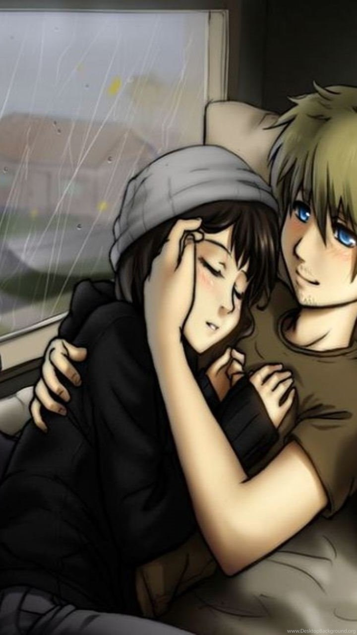 Types 12 Cute Love Couple Cartoon Wallpapers Desktop Background
