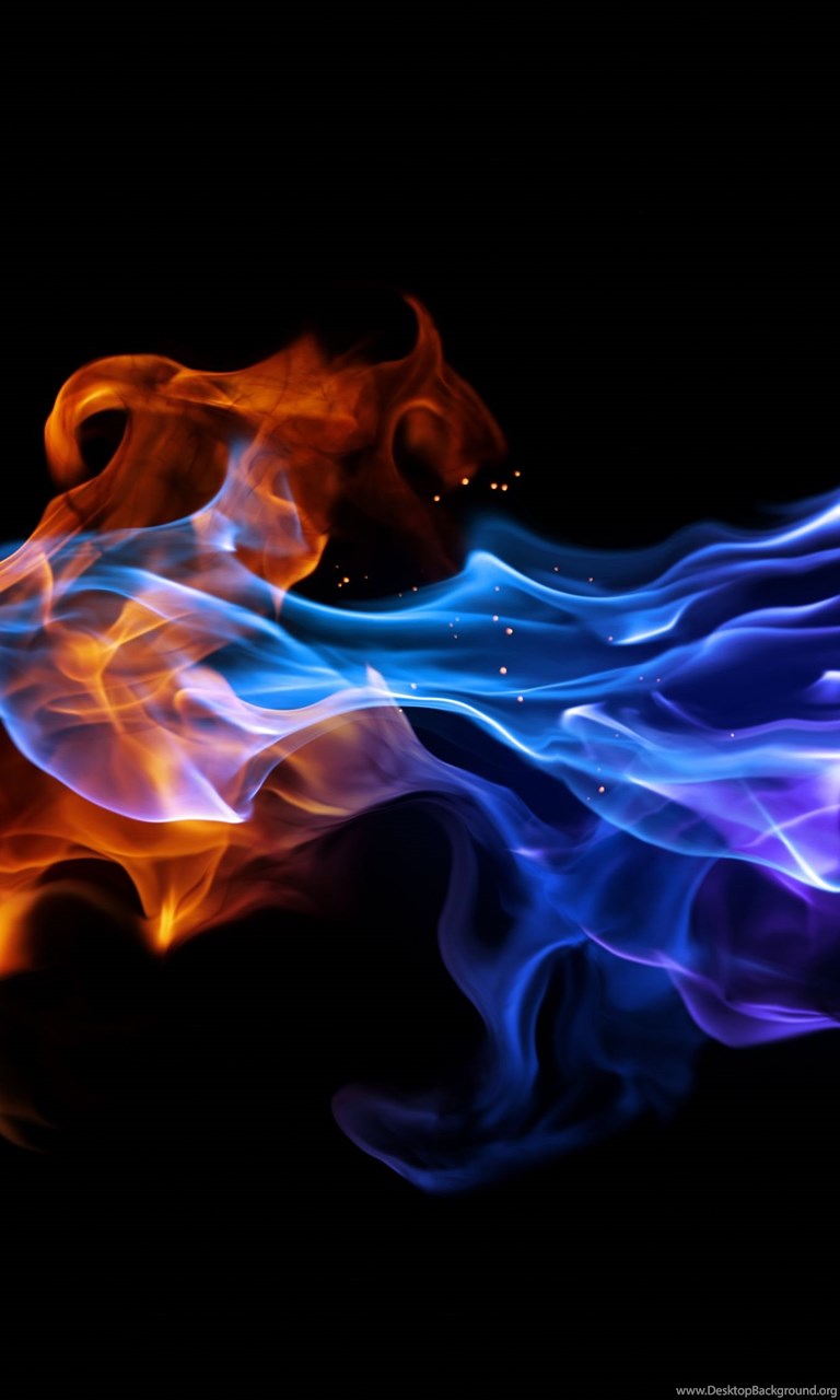 Blue Fire Wallpapers Desktop Background