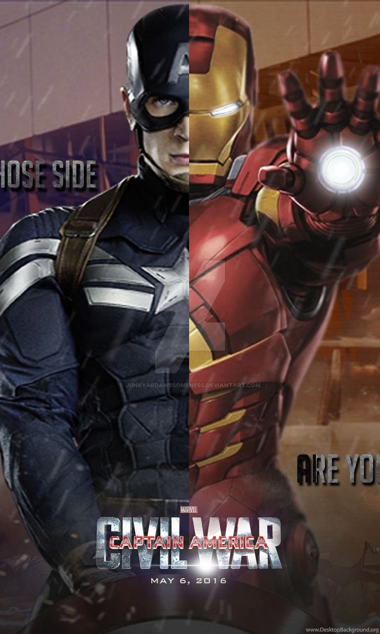 Captain America Civil War Wallpapers Hd By Junkyardawesomeness On Desktop Background